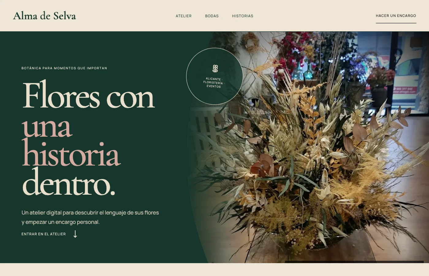 Alma de Selva: Floristería y eventos · Alicante