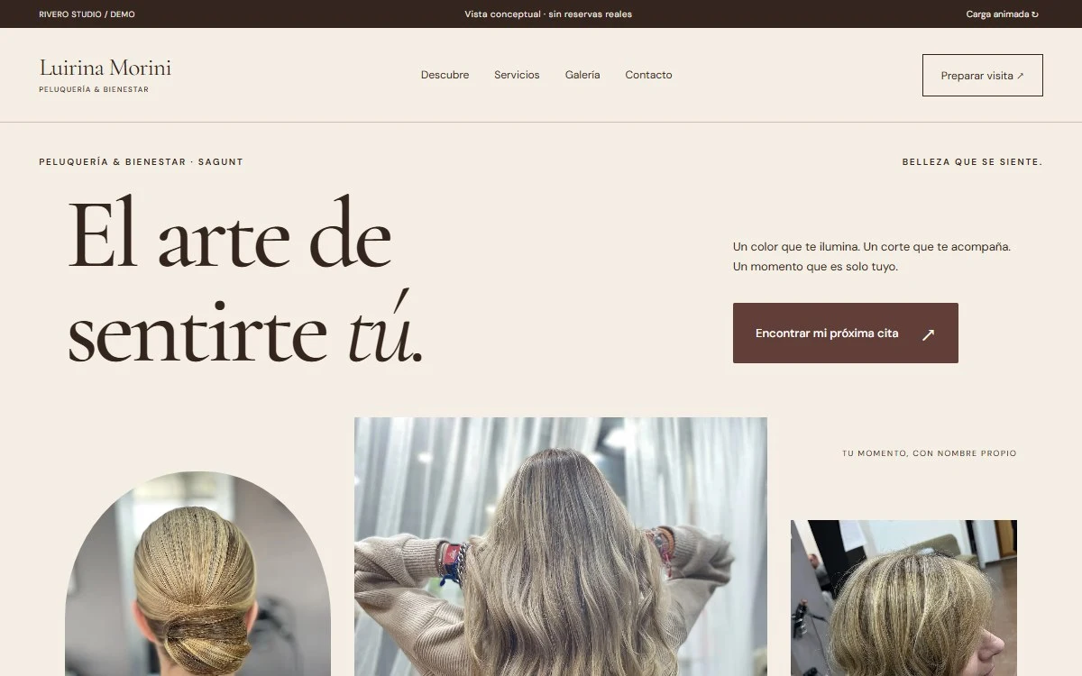 Luirina Morini: PELUQUERÍA & BIENESTAR · SAGUNT