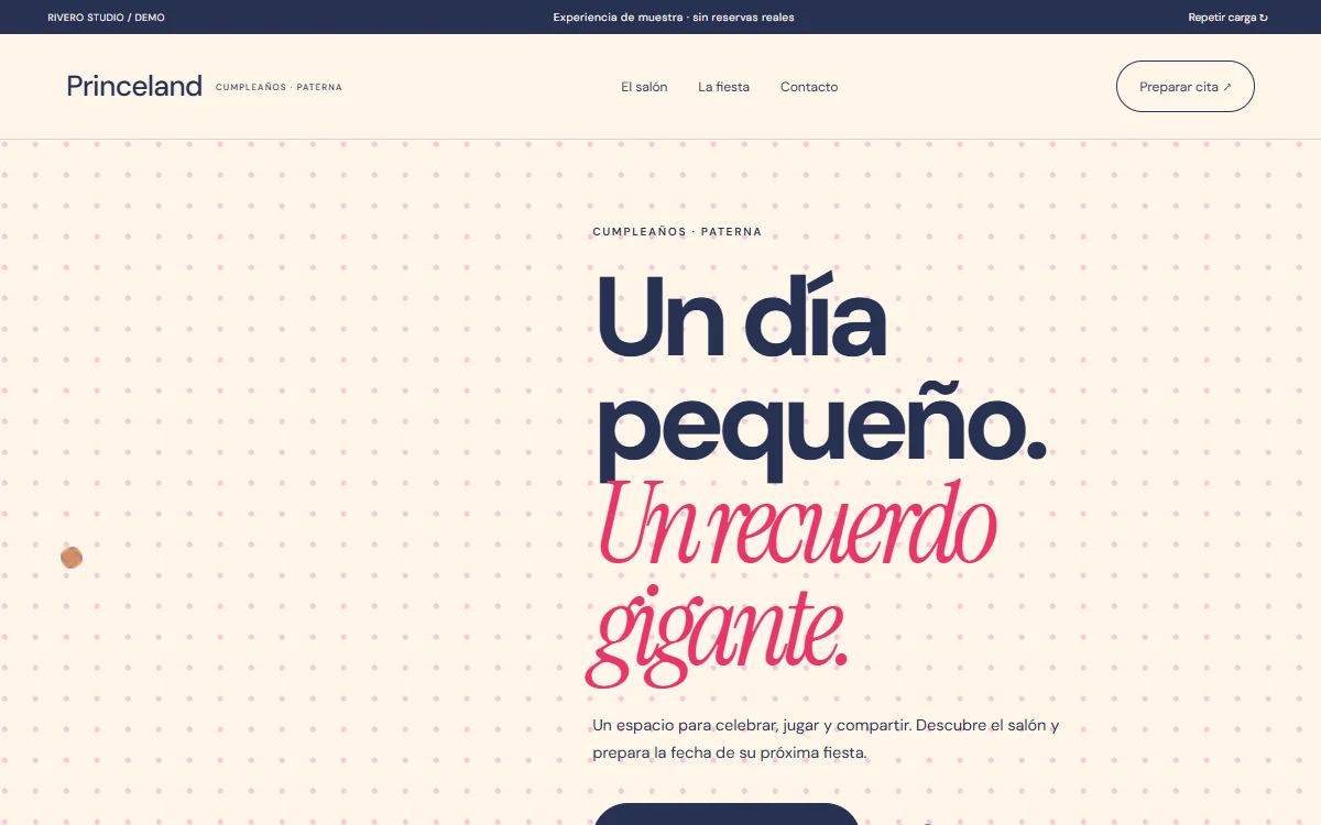 Princeland Paterna: CUMPLEAÑOS · PATERNA