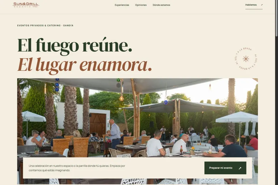 Sun&Grill: Hostelería · Playa de Gandía