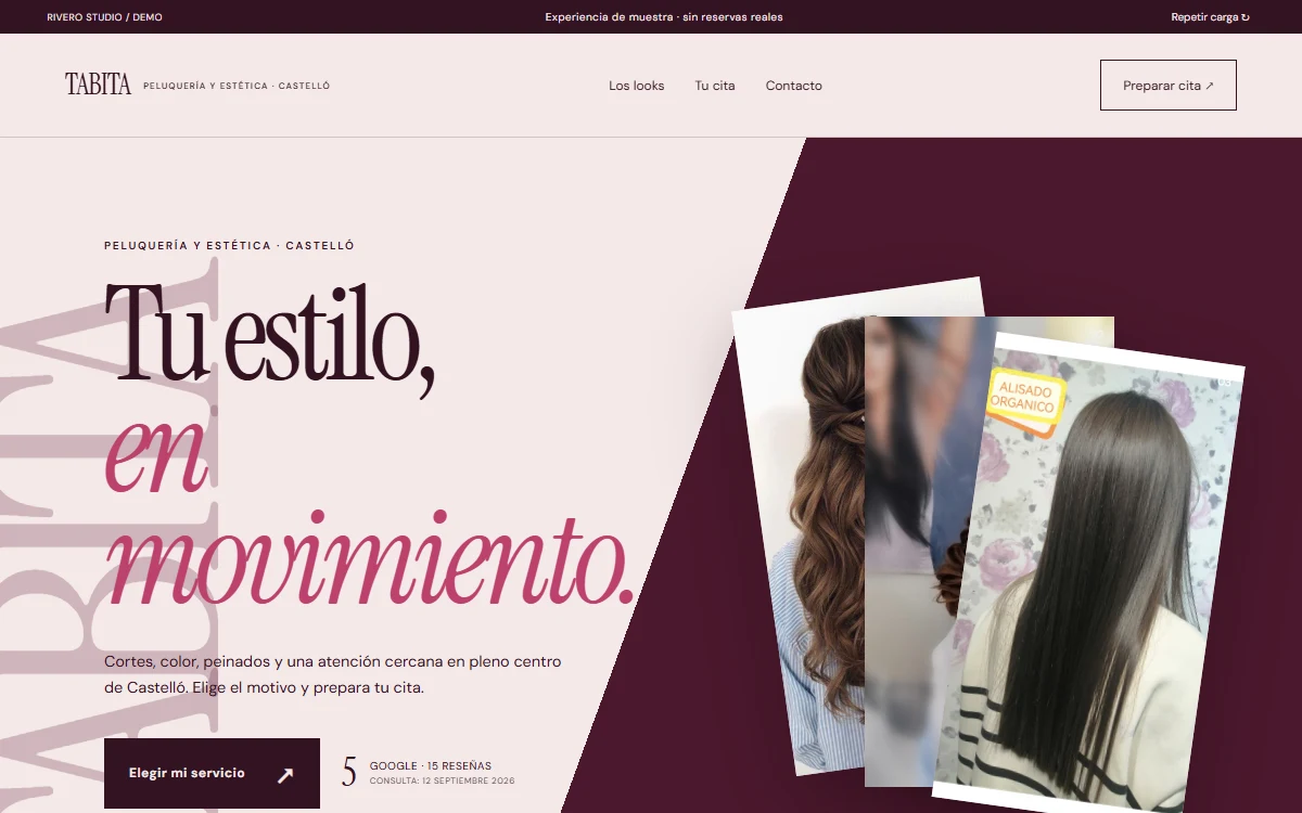 Tabita Peluquería y Estética: PELUQUERÍA Y ESTÉTICA · CASTELLÓ